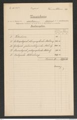 k.k. naturhistorisches Hofmuseum, Intendanzakten 1885-1896 (Hauer), Aktenzahl Z.56/1891, Seite 1